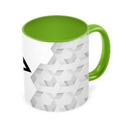 Кружка цветная Thirty Seconds to Mars white poly