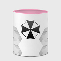 Кружка 3D Resident Evil white poly, цвет: 3D-белый + розовый — фото 2