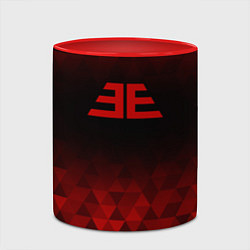 Кружка 3D Imagine Dragons red poly, цвет: 3D-белый + красный — фото 2
