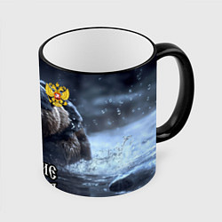 Кружка 3D Русские не сдаются, цвет: 3D-черный кант