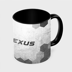 Кружка 3D Lexus - white gradient по-горизонтали, цвет: 3D-белый + черный