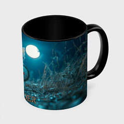 Кружка 3D Stronghold Crusader котик рыцарь, цвет: 3D-белый + черный