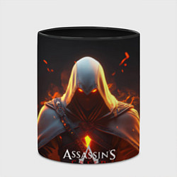 Кружка 3D Assassins Creed fire, цвет: 3D-белый + черный — фото 2