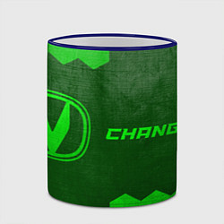 Кружка 3D Changan - green gradient по-горизонтали, цвет: 3D-синий кант — фото 2