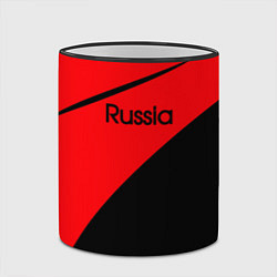 Кружка 3D Russia красно-чёрный, цвет: 3D-черный кант — фото 2
