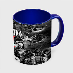 Кружка 3D Civilization VII, цвет: 3D-белый + синий