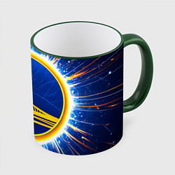 Кружка цветная Голден Стэйт Уорриорз логотип