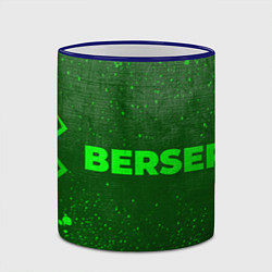 Кружка 3D Berserk - green gradient по-горизонтали, цвет: 3D-синий кант — фото 2