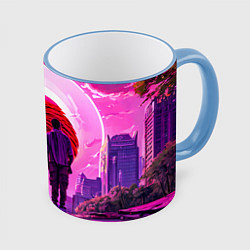 Кружка цветная Город Атланта Хокс