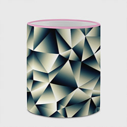 Кружка 3D Осколки льда, цвет: 3D-розовый кант — фото 2