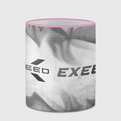 Кружка 3D Exeed - white gradient по-горизонтали, цвет: 3D-розовый кант — фото 2