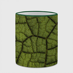 Кружка 3D Микромир, цвет: 3D-зеленый кант — фото 2