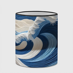Кружка 3D Волна из нитей, цвет: 3D-черный кант — фото 2