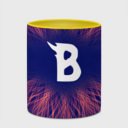 Кружка 3D Beastars red energy, цвет: 3D-белый + желтый — фото 2