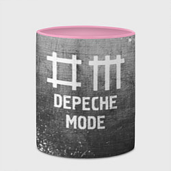 Кружка 3D Depeche Mode - grey gradient, цвет: 3D-белый + розовый — фото 2