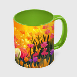 Кружка цветная Милая енинорожка