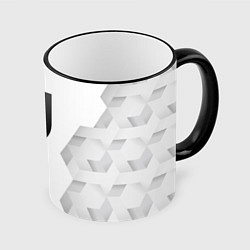 Кружка цветная Juventus white poly