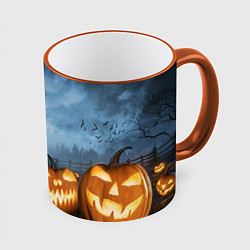 Кружка цветная Костюмы для halloween