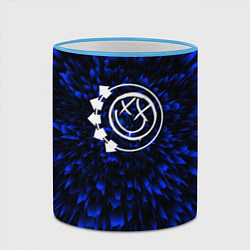 Кружка 3D Blink 182 blue energy, цвет: 3D-небесно-голубой кант — фото 2