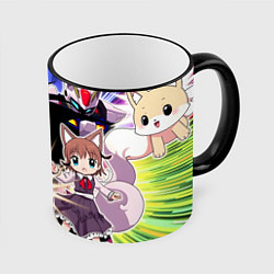 Кружка цветная Фанату аниме