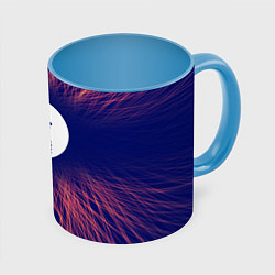 Кружка 3D The Killers red energy, цвет: 3D-белый + небесно-голубой