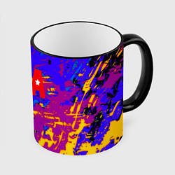 Кружка цветная NBA краски неон