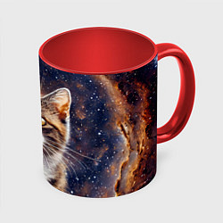Кружка цветная Сноу-шу в космосе