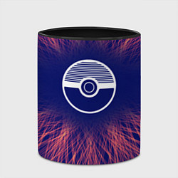 Кружка 3D Pokemon red energy, цвет: 3D-белый + черный — фото 2