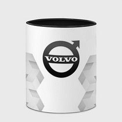 Кружка 3D Volvo white poly, цвет: 3D-белый + черный — фото 2