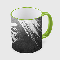Кружка 3D Tokyo Ghoul - grey gradient, цвет: 3D-светло-зеленый кант