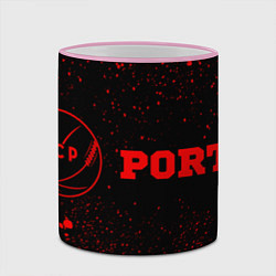 Кружка 3D Porto - red gradient по-горизонтали, цвет: 3D-розовый кант — фото 2