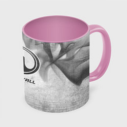 Кружка 3D Great Wall - white gradient, цвет: 3D-белый + розовый