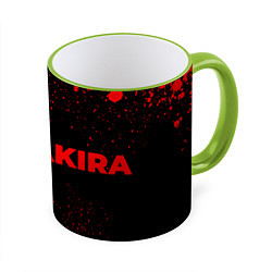 Кружка 3D Akira - red gradient по-горизонтали, цвет: 3D-светло-зеленый кант