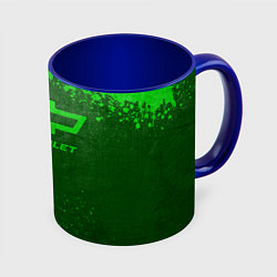 Кружка цветная Chevrolet - green gradient