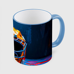 Кружка цветная Маска голкипера