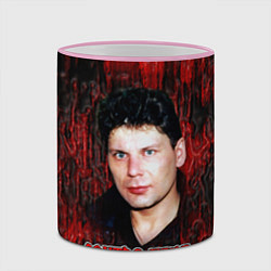 Кружка 3D Сектор газа фото Юрий Хой, цвет: 3D-розовый кант — фото 2