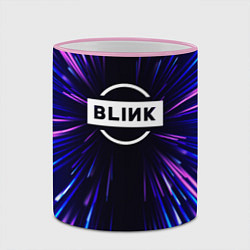 Кружка 3D Blackpink neon energy, цвет: 3D-розовый кант — фото 2