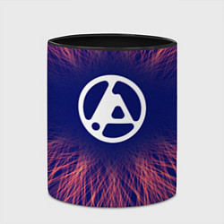 Кружка 3D Linkin Park 2024 red energy, цвет: 3D-белый + черный — фото 2