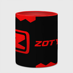 Кружка 3D Zotye - red gradient по-горизонтали, цвет: 3D-белый + красный — фото 2