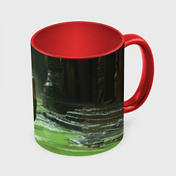 Кружка цветная Джейд в кислоте мортал комбат