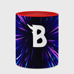 Кружка 3D Beastars neon energy, цвет: 3D-белый + красный — фото 2