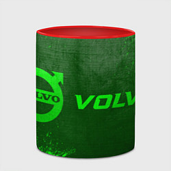 Кружка 3D Volvo - green gradient по-горизонтали, цвет: 3D-белый + красный — фото 2