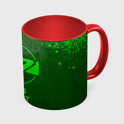 Кружка цветная Mass Effect - green gradient
