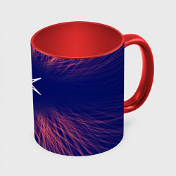 Кружка 3D Bring Me the Horizon red energy, цвет: 3D-белый + красный