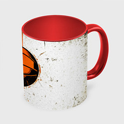 Кружка цветная Стритбольный мяч