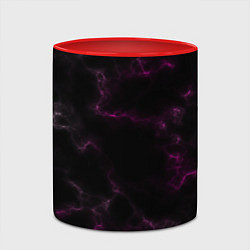 Кружка 3D Black pink, цвет: 3D-белый + красный — фото 2