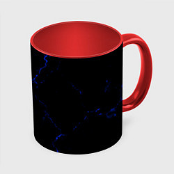Кружка цветная Color black blue