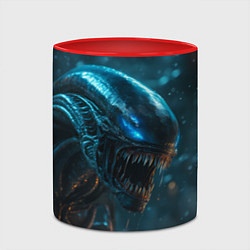 Кружка 3D Alien space, цвет: 3D-белый + красный — фото 2