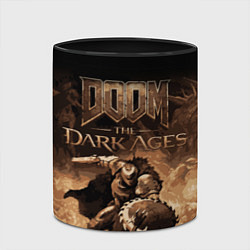 Кружка 3D Doom the dark ages, цвет: 3D-белый + черный — фото 2