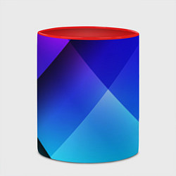 Кружка 3D Color blue, цвет: 3D-белый + красный — фото 2